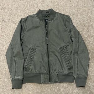 Hollister - Army Green Bomber Jacket (Men’s XS)